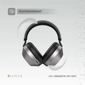 هدفون بی‌ سیم هیبریدی برند Levelo  مدل SoundMaster با حذف نویز فعال
