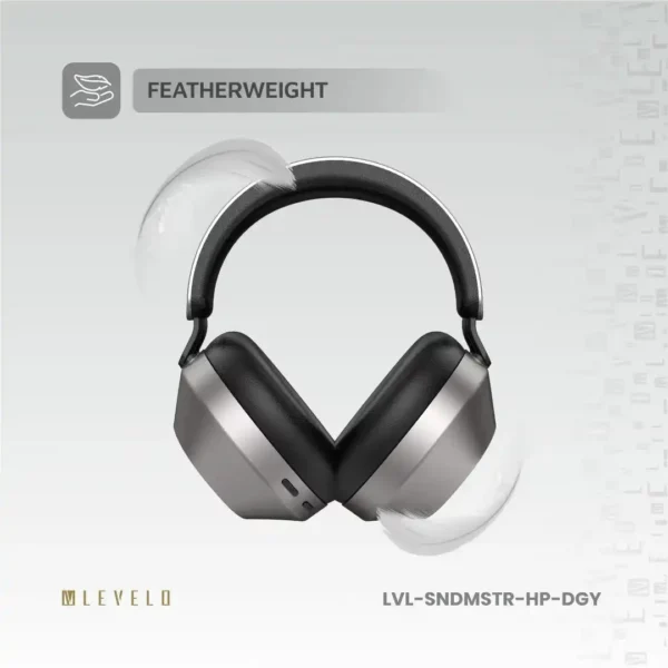 هدفون بی‌ سیم هیبریدی برند Levelo  مدل SoundMaster با حذف نویز فعال