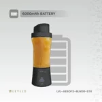مخلوط‌ کن قابل‌ حمل هوشمند LEVELO سری Defines Design باتری 6000mAh
