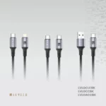 کابل Type‑C به Lightning برند Levelo مدل Otto با طول 1 متر