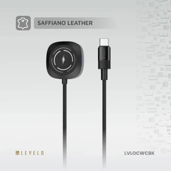 شارژر بی‌ سیم Type‑C اپل واچ Levelo مدل Otto با طول 1 متر