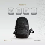 کیف دوشی شهری برند Levelo  مدل Urban Sling Bag (LVL‑USB‑BK) با وزن 400 گرم