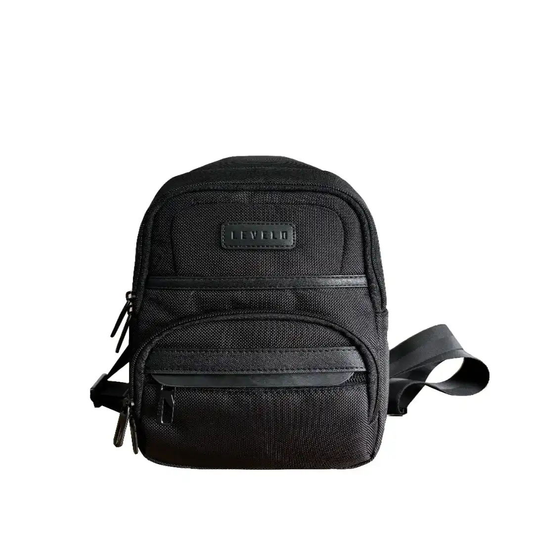 کیف دوشی شهری برند Levelo  مدل Urban Sling Bag (LVL‑USB‑BK) با وزن 400 گرم