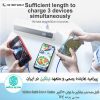 کابل شارژ سه سر نیلکین Nillkin Swift 3-In-1 Cable