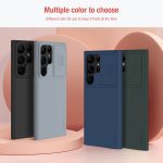 قاب سیلیکونی S23 Ultra نیلکین مدل CamShield Silky silicon