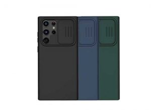 قاب سیلیکونی S22 Ultra مدل Nillkin CamShield Silky silicone case