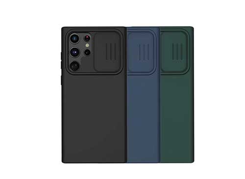 قاب سیلیکونی S22 Ultra مدل Nillkin CamShield Silky silicone case