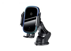 پایه نگهدارنده و شارژر وایرلس بیسوس Baseus Light Electric Car Holder Wireless Charger
