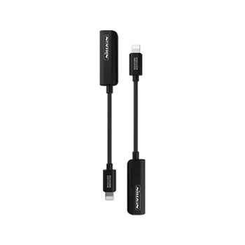 کابل لایتنینگ به صدا Nillkin Rockpower audio adapter_lightning to lightning &.3.5 mm