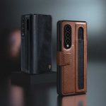 کیف چرم Z Fold 4 5G نیلکین مدل Aoge Leather Case