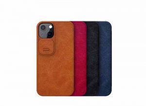 کیف چرم Nillkin Qin pro Leather Case iPhone 13
