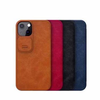 کیف چرم Nillkin Qin pro Leather Case iPhone 13