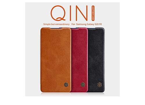کیف چرم سامسونگ Nillkin Qin Samsung S20 FE 2020