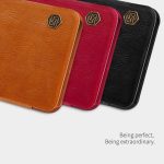 کیف چرم Samsung Galaxy S21 FE نیلکین مدل Nillkin Qin Series Leather