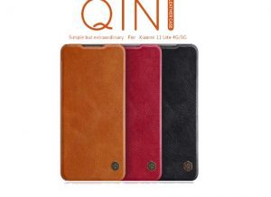 کیف چرم شیائومی Nillkin Qin Xiaomi Mi 11 Lite