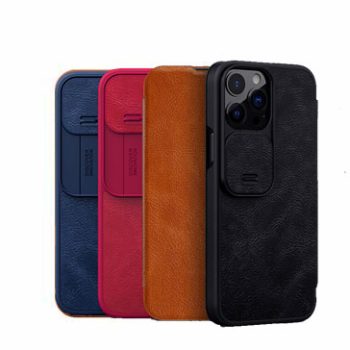 کیف چرم آیفون Nillkin Qin Pro Leather Case iPhone 13 pro max