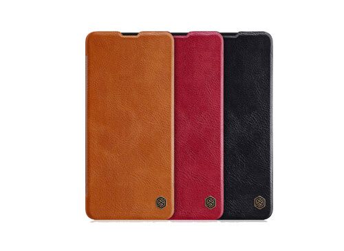 کیف چرم Nillkin Qin Series Leather case for Samsung Galaxy A71