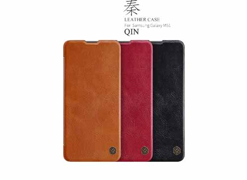کیف چرم سامسونگ Nillkin Qin for Samsung Galaxy M51