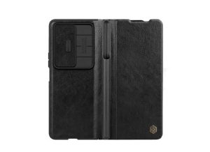 کیف چرم Samsung Galaxy Z Fold 5 نیلکین مدل Qin Pro