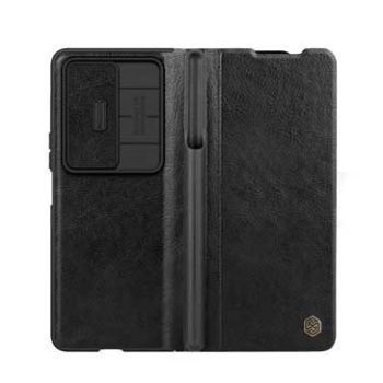کیف چرم Samsung Galaxy Z Fold 5 نیلکین مدل Qin Pro